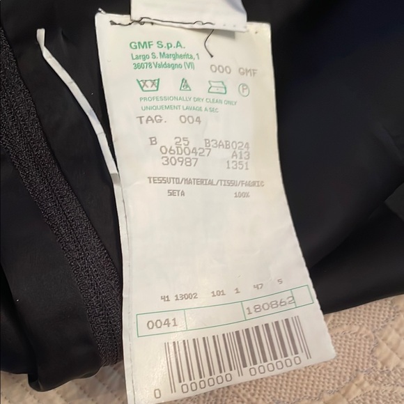 Valentino black  and White Sheath Dress Spaghetti Strap made in Italy size 4 - Picture 14 of 14